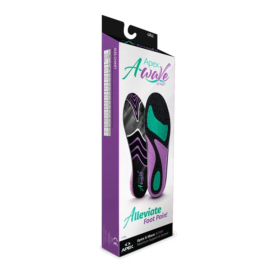 Apex A-Wave X-Firm Orthotic Support Insoles - Image 3